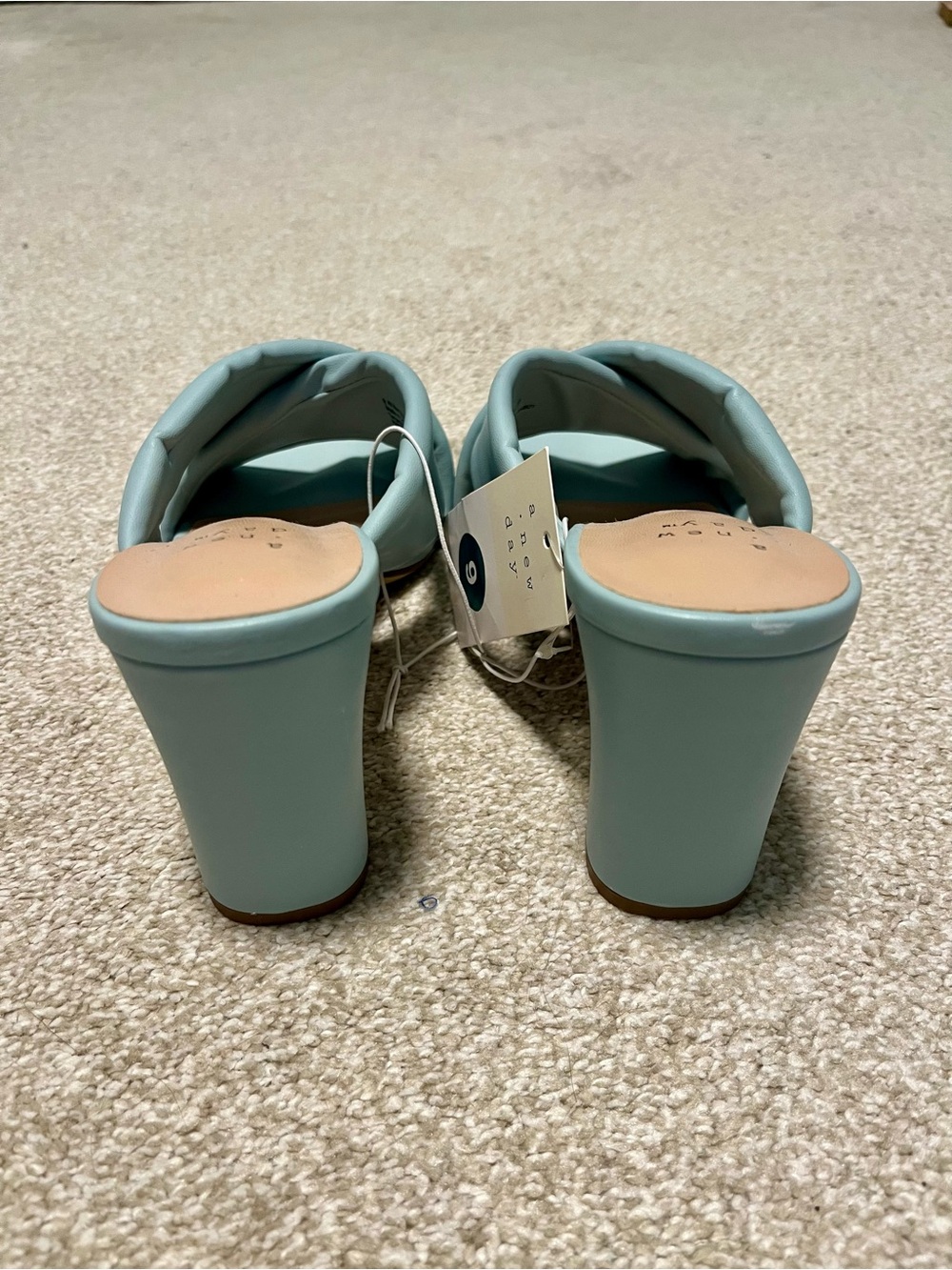 a new day Light Blue Crisscross Heel Sandal - Picture 4 of 6